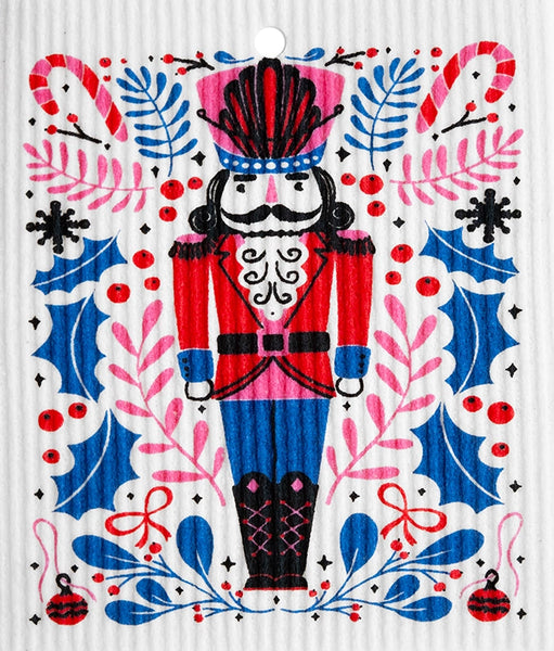 Nutcracker Swedish Dishcloth