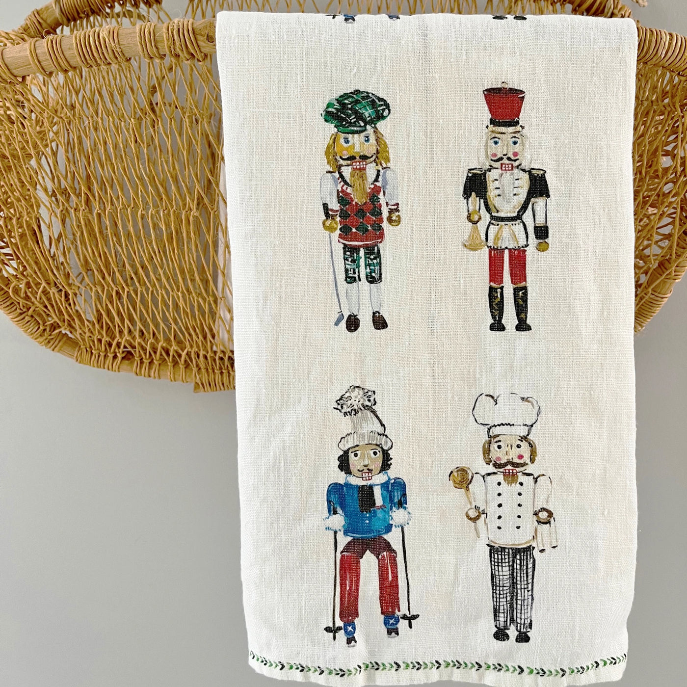 Nutcrackers Tea Towel