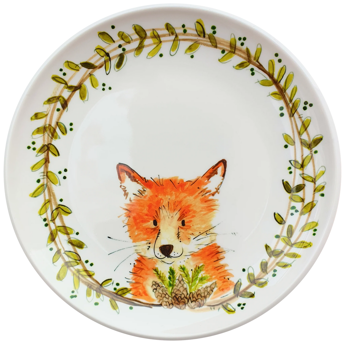 Woodland Creatures Melamine Plate