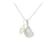 Oyster & Pearl Pendant Necklace