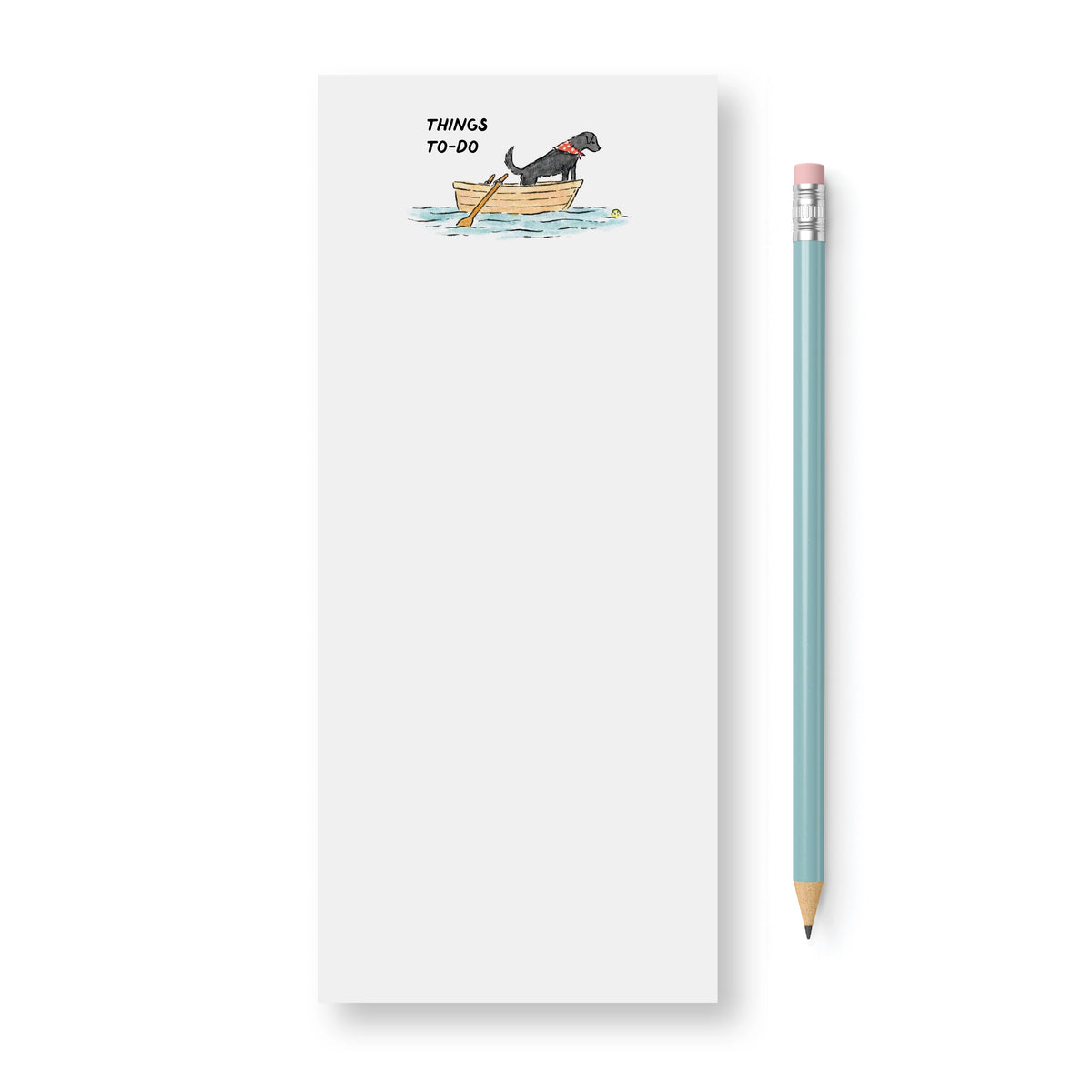Black Lab in A Boat Notepad – Firefly
