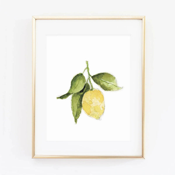 Lemon Art Print