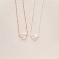 Mother of Pearl Heart Necklace