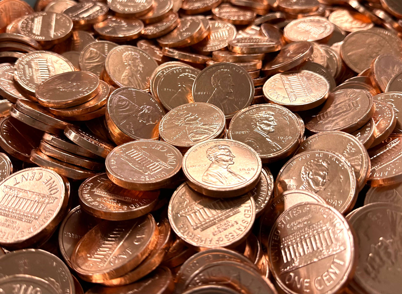 Milk Chocolate Copper Foil Pennies