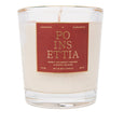Poinsettia Candle