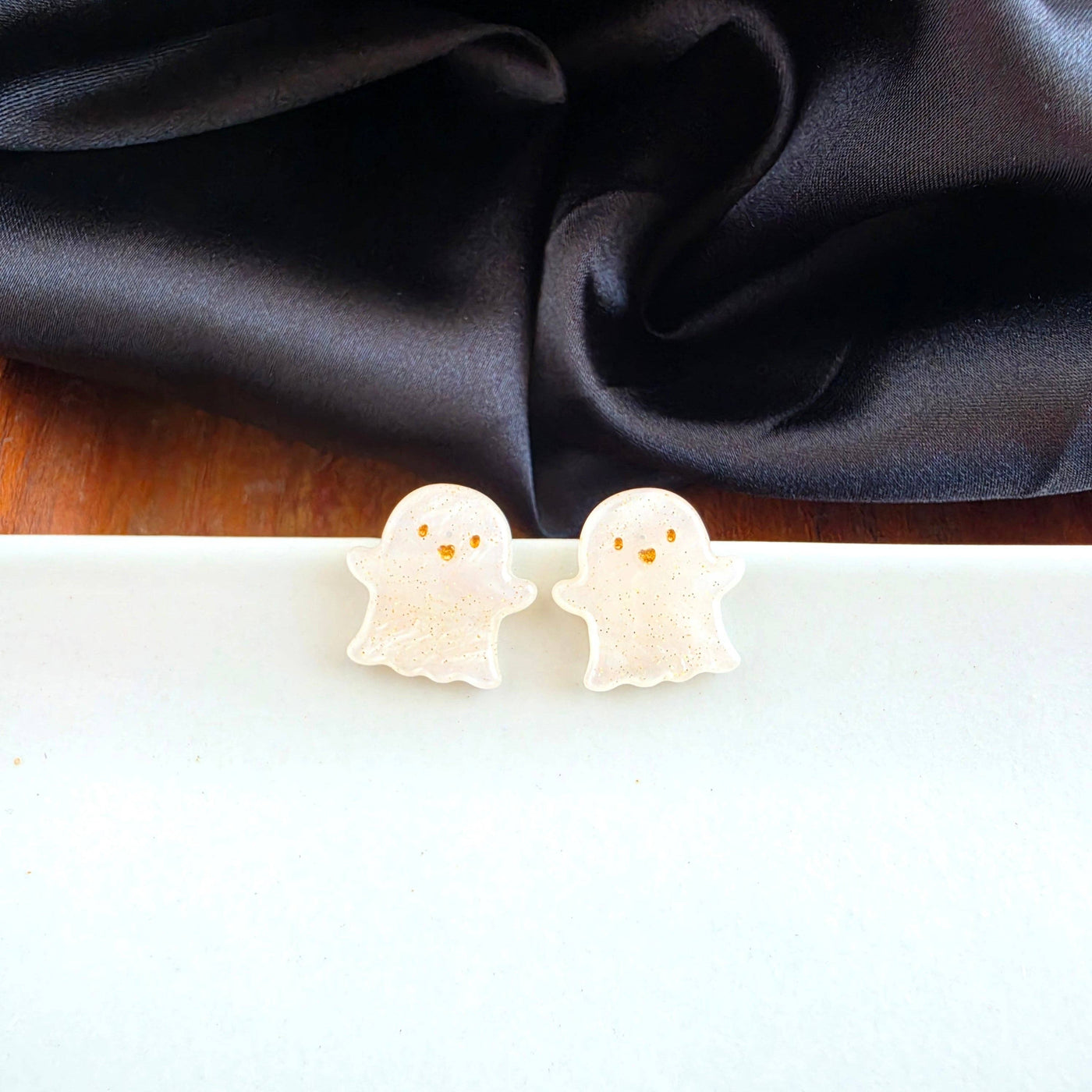 Acrylic Friendly Ghost Studs