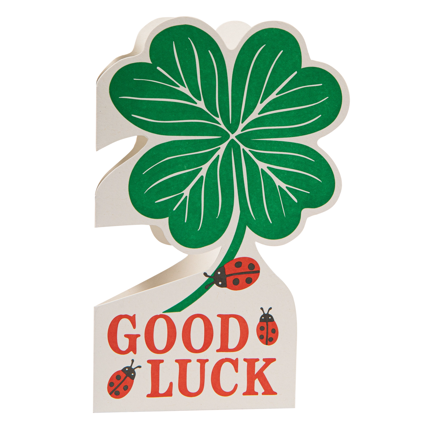 Good Luck Clover Card