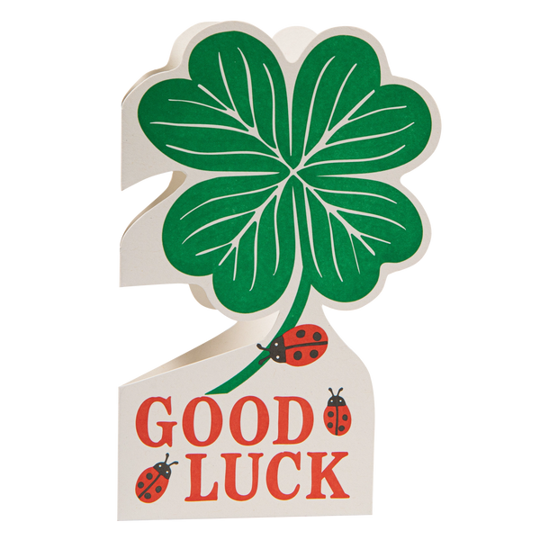 Good Luck Clover Card