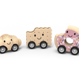 Pull Back Bakery Car