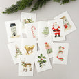 Christmas Mini Watercolor Notecard