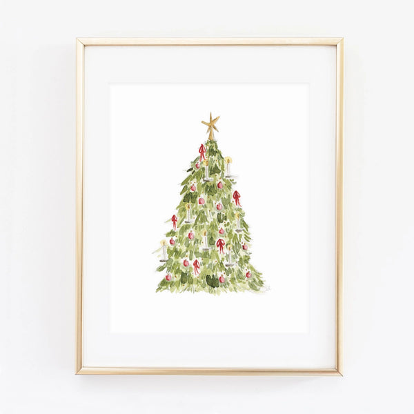 Christmas Tree Art Print