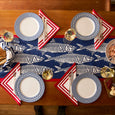 Triple Stripe Dinner Napkin Set
