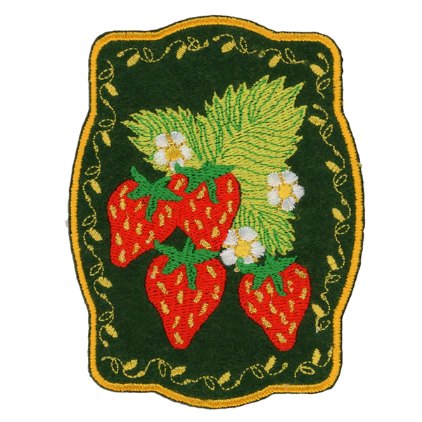 Strawberries Iron-On Patch