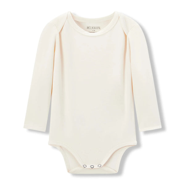 Solid Long Sleeve One Piece