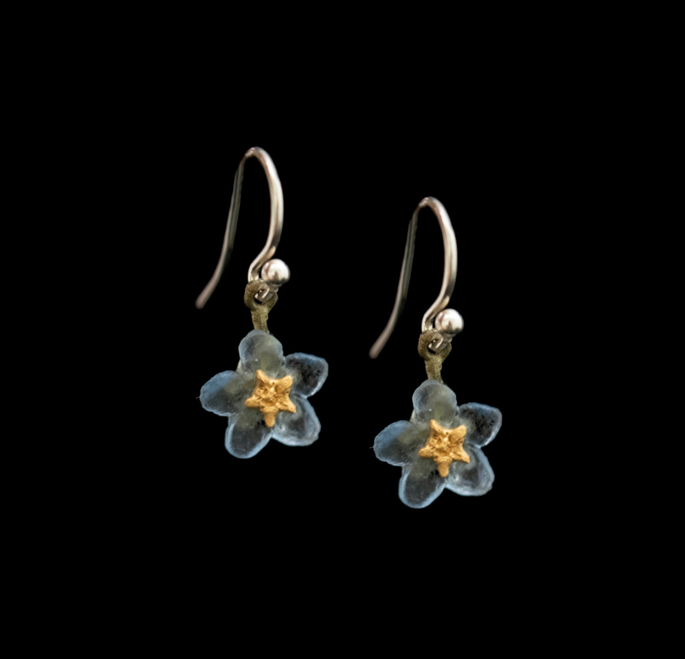 Forget-Me-Not Wire Earrings