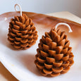 Pinecone Beeswax Candle