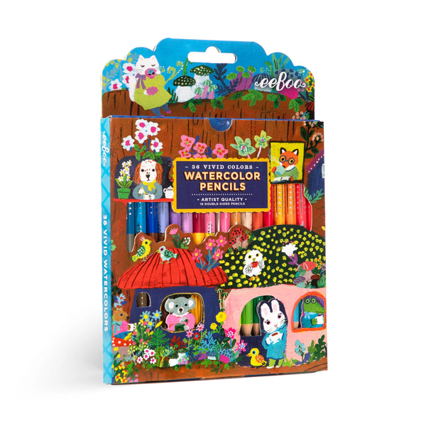 Yumi's Mushrooms Double-Sided Watercolor Pencils