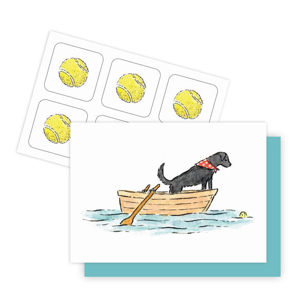 Black Lab Mini Note Card Set