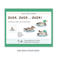 Duck, Duck ... Duck! Mini Note Cards