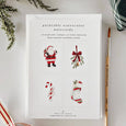 Classic Christmas Paintable Notecard