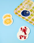 Golden Sun Coasters Set