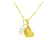 Oyster & Pearl Pendant Necklace