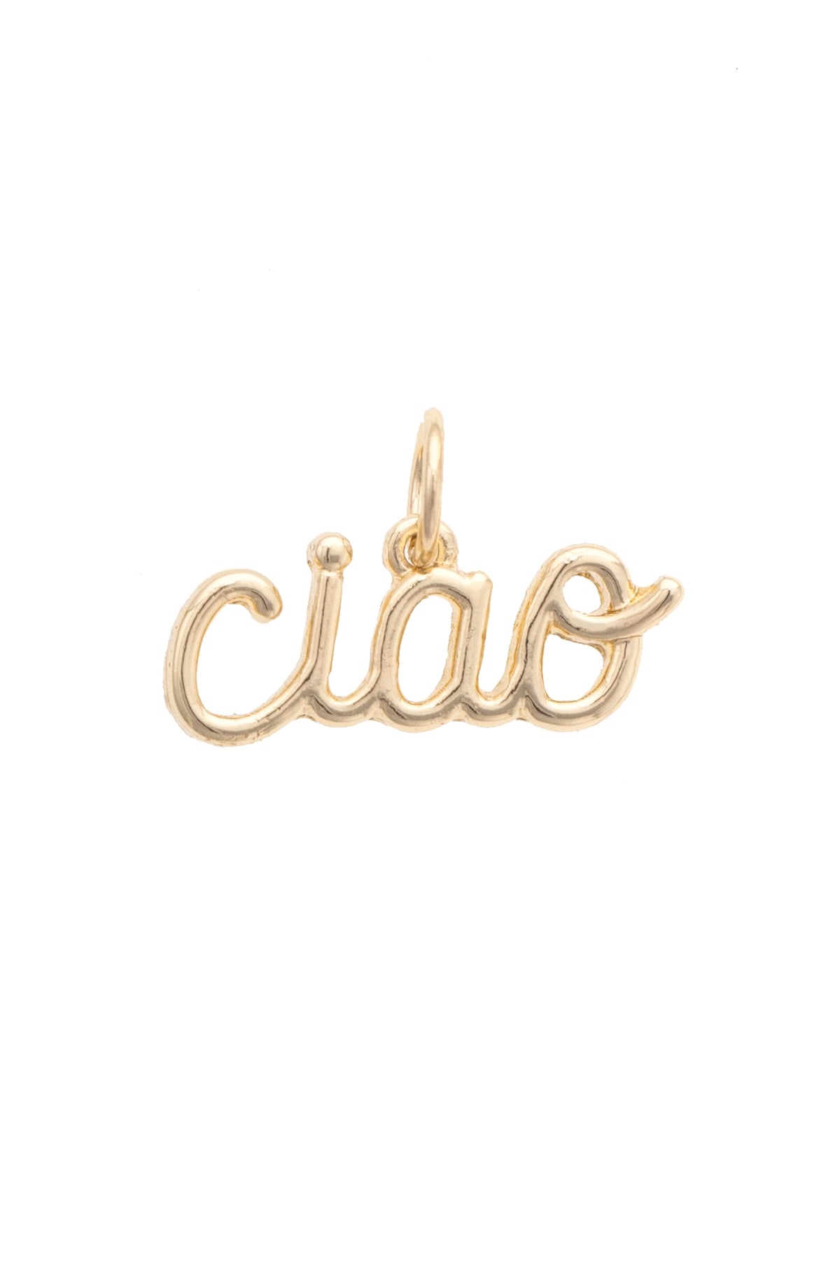 Cursive Ciao Charm