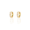 Opal Huggie Earrings