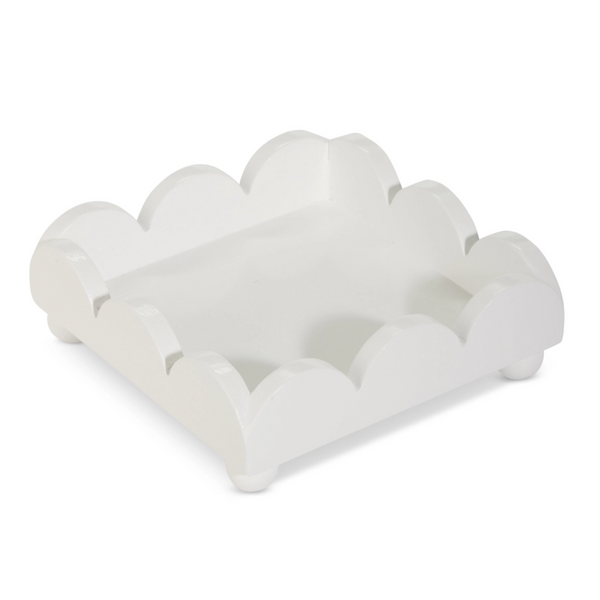 Scalloped Cocktail Napkin Holder