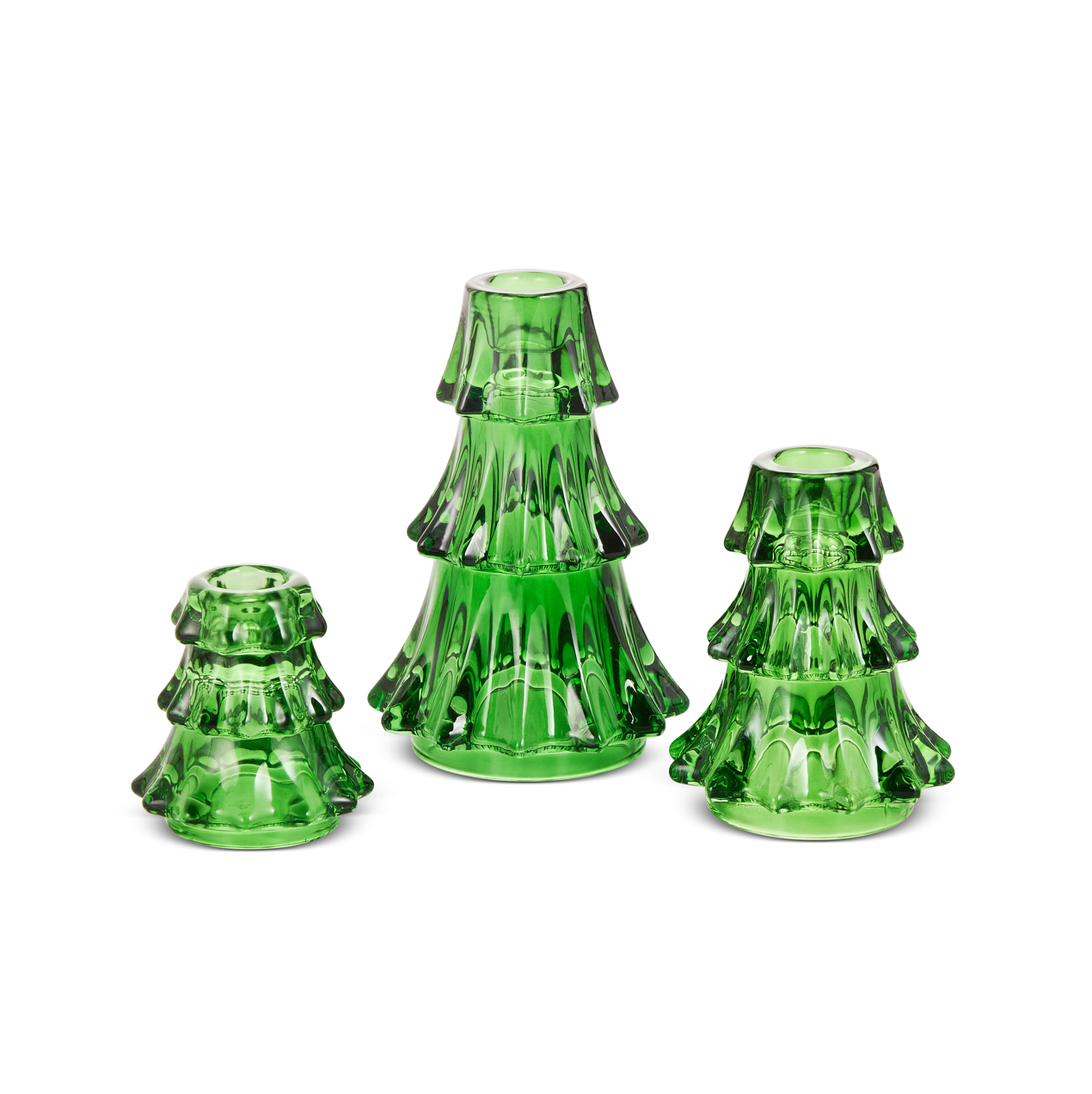Green Tree Candleholder