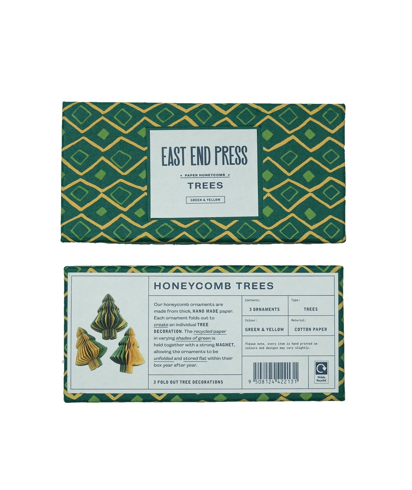 Honeycomb Tree Ornament Set