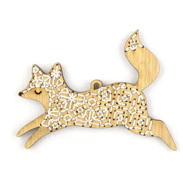 DIY Stitched Woodland Animal Ornament Kit