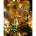 Mushroom Glass Clip Ornament Set