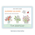 Summer Blooms Mini Note Card Set