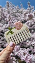 Spring Rose Pocket Comb