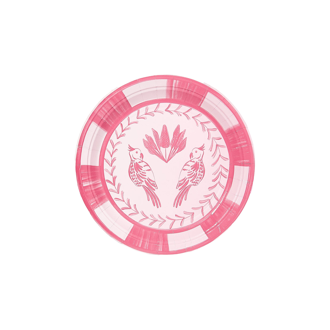 Lovebirds Paper Plates