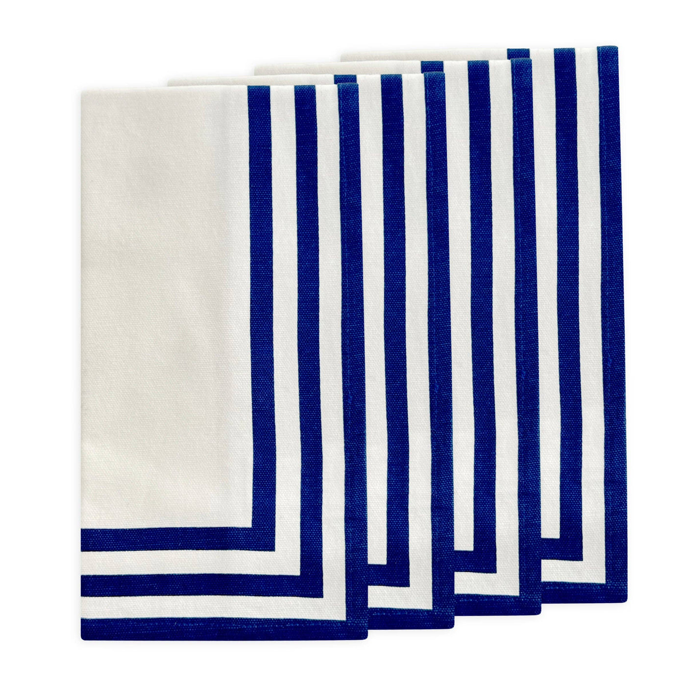 Triple Stripe Dinner Napkin Set