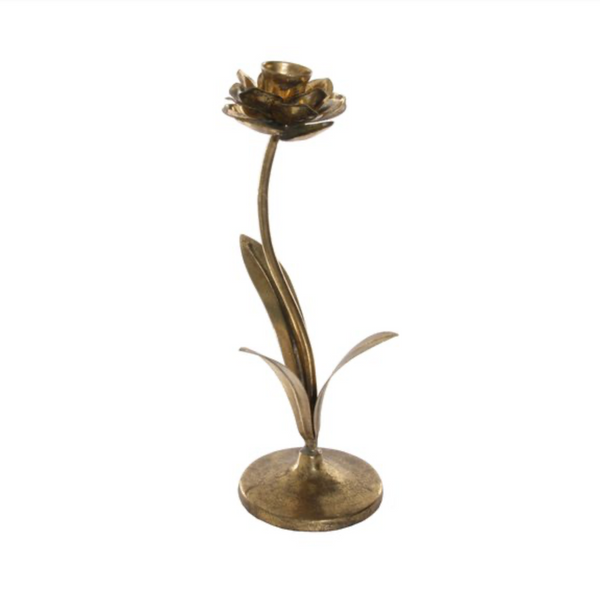 Metal Flower Candleholder