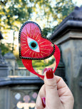 Lucky Eye Heart Compact Mirror