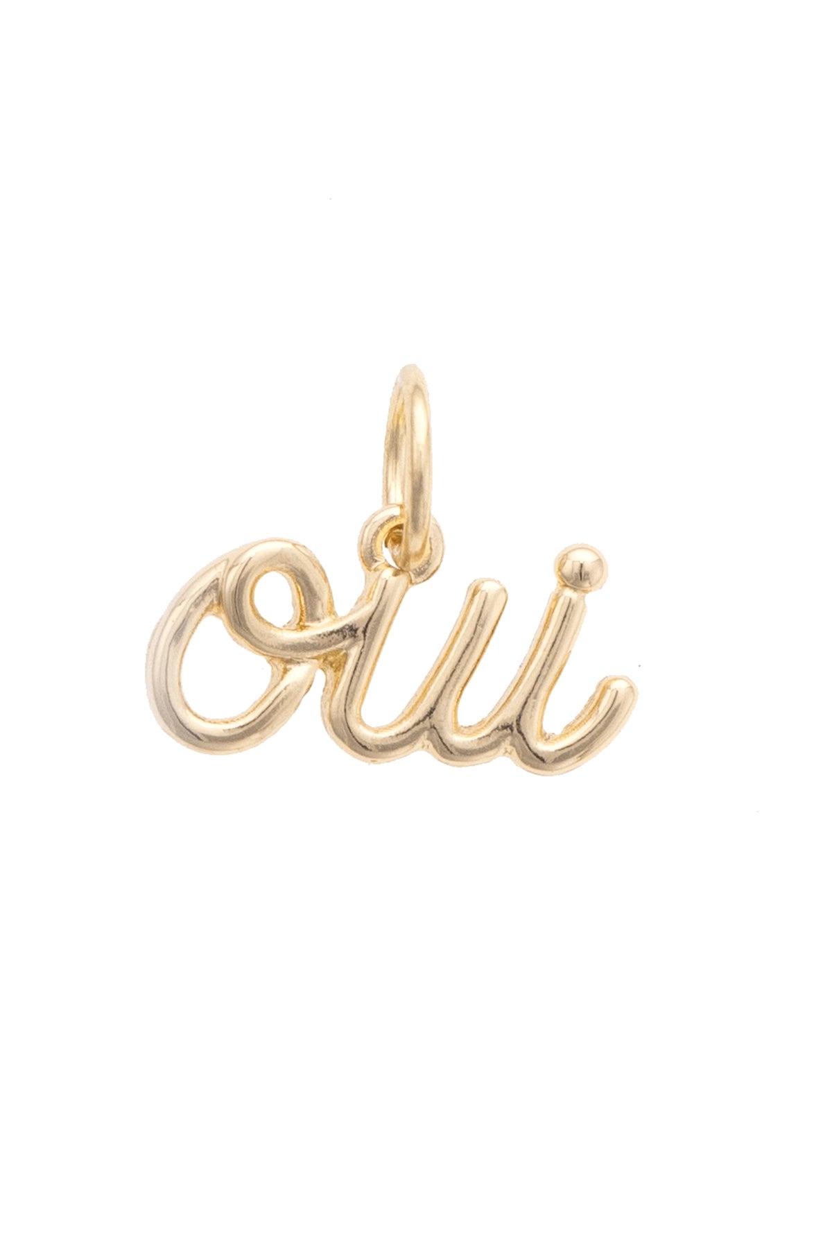 Cursive Oui Charm