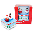 Dancing Santa & Snowman Music Box