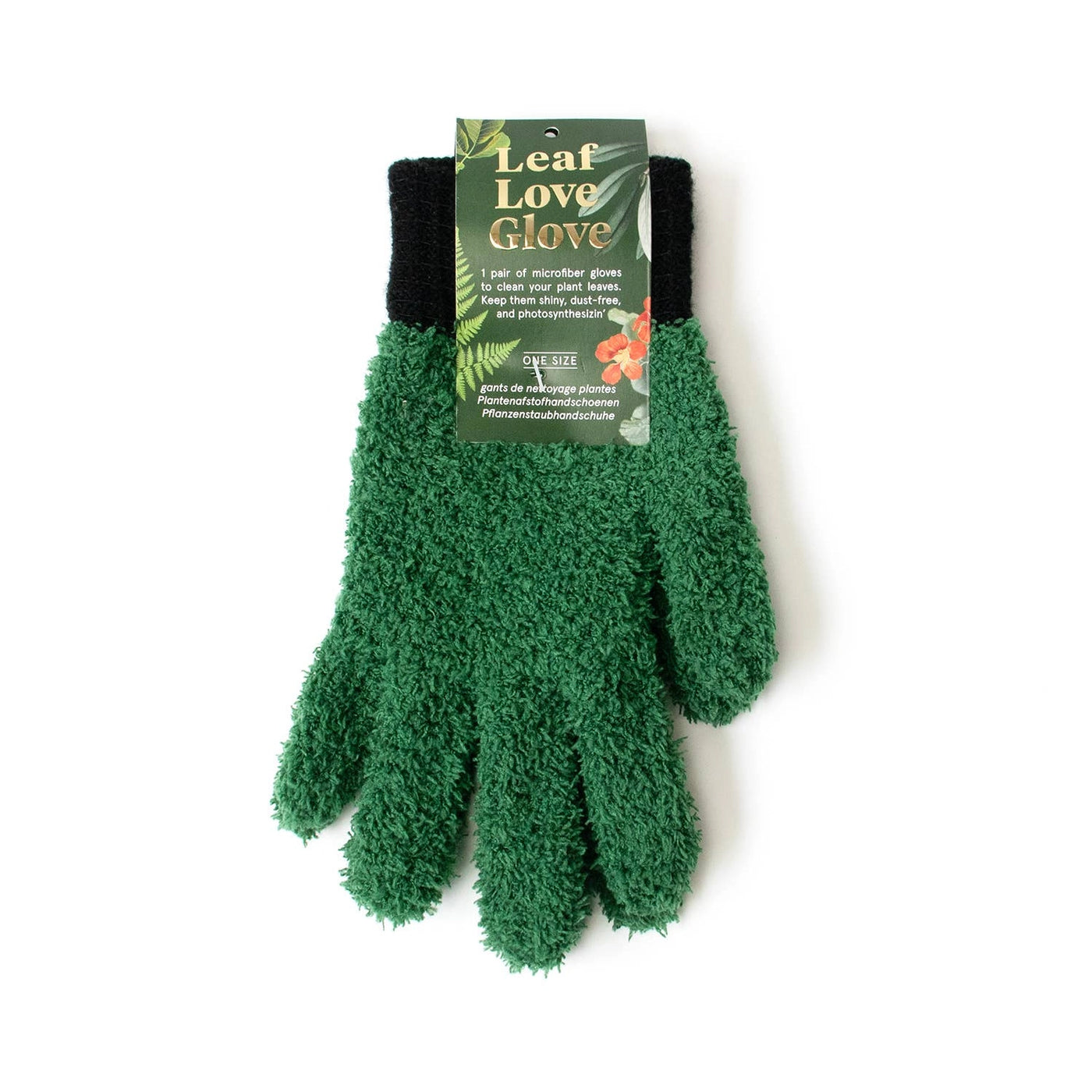 Microfiber Leaf Dusting Gloves