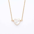 Mother of Pearl Heart Necklace