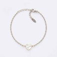 Mother of Pearl Heart Bracelet