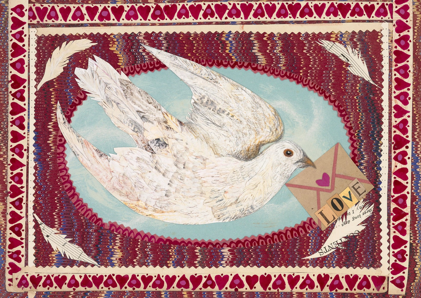 Valentine Dove Card