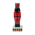 Hand-Painted Nutcracker Candleholder