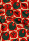 Checked Olive & Tomato Hand Towel