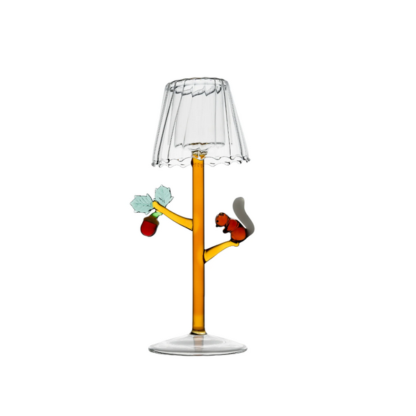 Firefly Tealight with Squirrel & Acorn