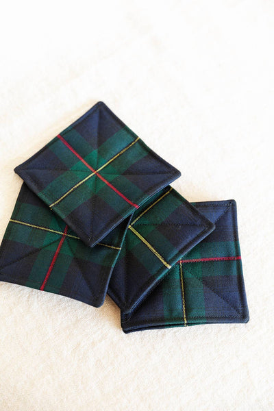 Tartan Coaster Set