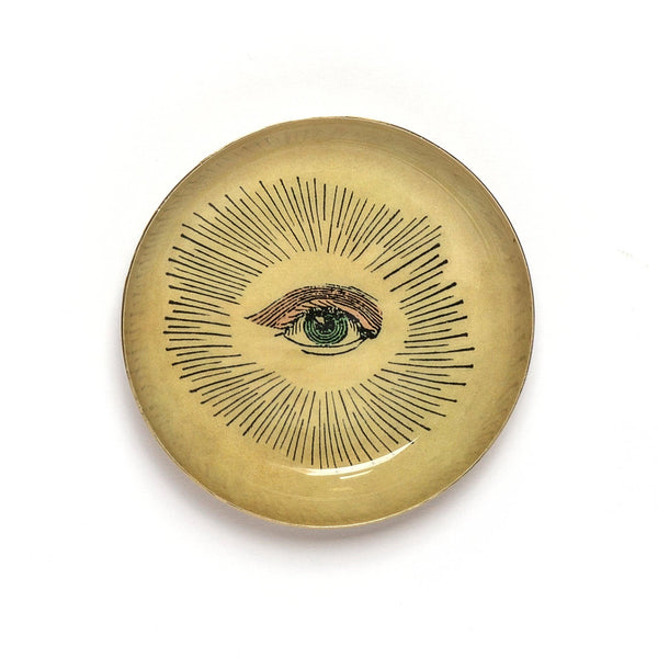 Round Enamel Trinket Tray